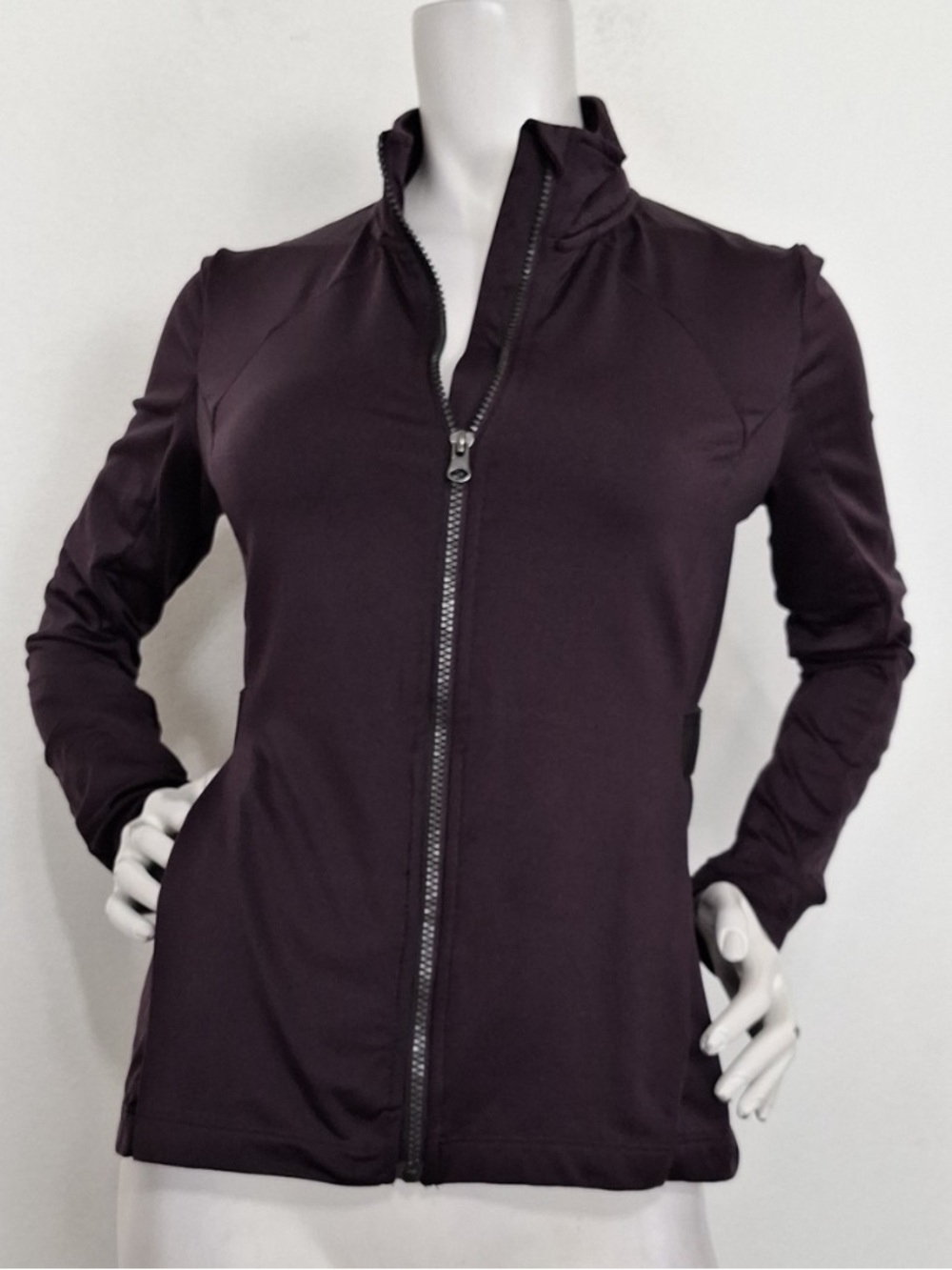 Mondetta Purple Gorpcore Full Zip Athletic Sporty Jacket Size S/P